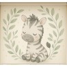 Estor Enrollable Infantil Nordic Baby Zebra- Decoración Ideal para Habitación Bebe
