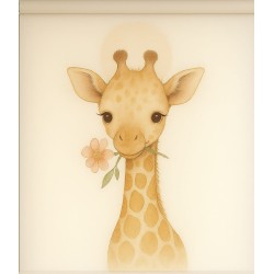 Estor Enrollable Infantil Nordic Jirafa - Decoración Ideal para Habitación Bebe