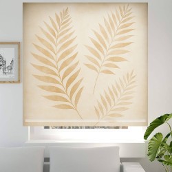 Estor Enrollable Beige Abstracto | Diseño Moderno · A Medida en España