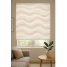 Estor Enrollable Ondas Suaves Crema | Estor Beige Claro a Medida
