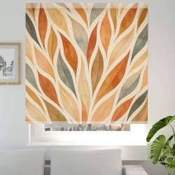 Estor Enrollable Floral Beige – Decoración Moderna 2026 | Estores Iroa