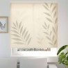 Estor Beige con Hojas Minimalistas | Decoración Natural Moderna | Estores Iroa