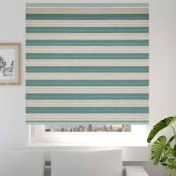 Estor Rayas Verde Agua | Decoración Moderna 2025 | Estores Iroa