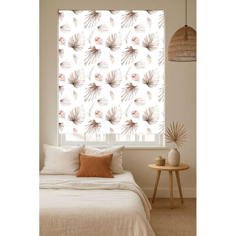 Estor boho de hojas – diseño natural en acuarela