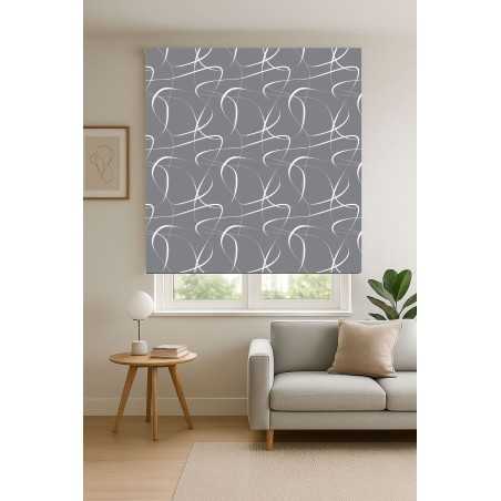 Estor enrollable moderno gris | Diseño minimalista y elegante | Estores Iroa