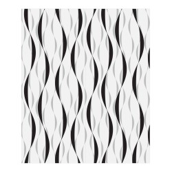 Estor moderno ondas blanco gris negro | Estores Iroa