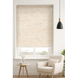 Estor Beige Moderno con Líneas Orgánicas | Tendencia 2026