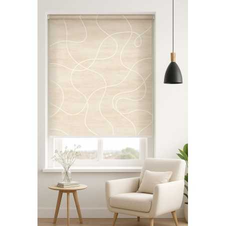 Estor Beige Moderno con Líneas Orgánicas | Tendencia 2026