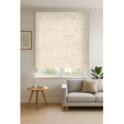 Estor Beige Moderno con Líneas Orgánicas | Tendencia 2026