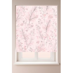 Estor rosa botánico acuarela para niña | Hecho a medida en España