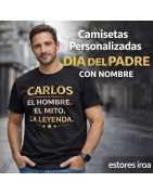Camisetas personalizadas Día del Padre con nombre | Estores Iroa