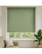 Green Calm Collection – Estores enrollables verde pastel artesanales | Estores Iroa